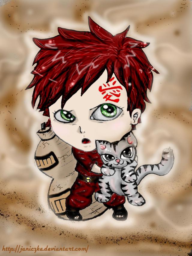 Gaara protecting kitty